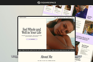 Minimal Squarespace Website Template