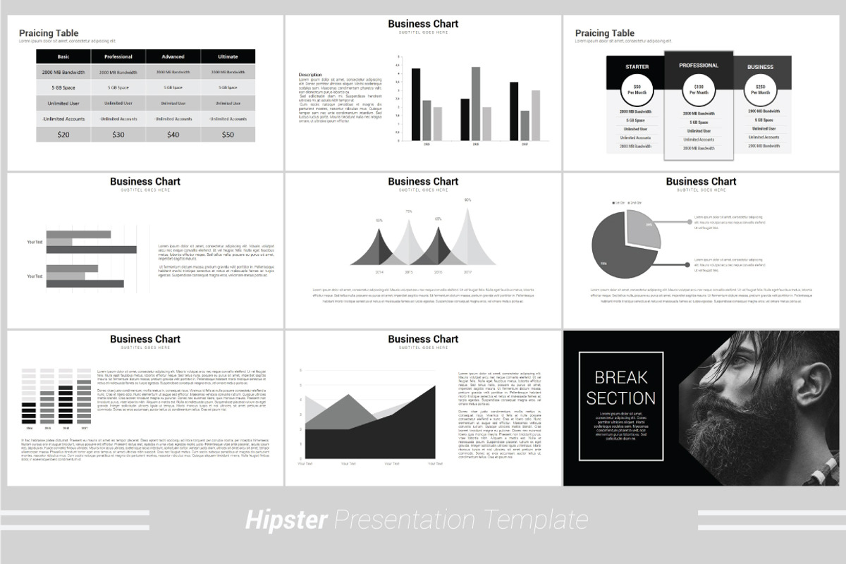 Hipster Powerpoint Template, a Presentation Template by Presentation Official (Photo 7 of 12)