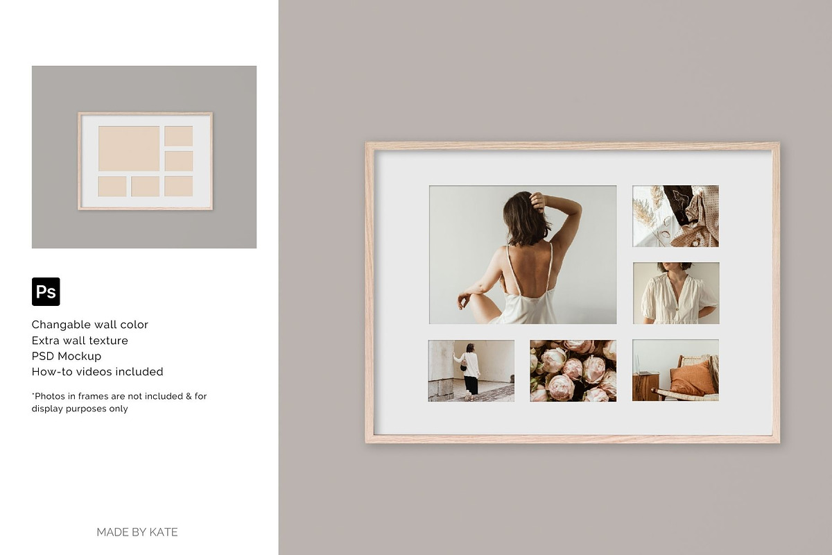 Collage Picture Frame Mockups Bundle, a Mockup by Kate Roubin (Photo 7 of 10)