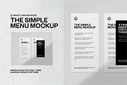 The Simple Menu Mockup, a Stationery Template by makeitnicemockups (Thumbnail 2 of 4)