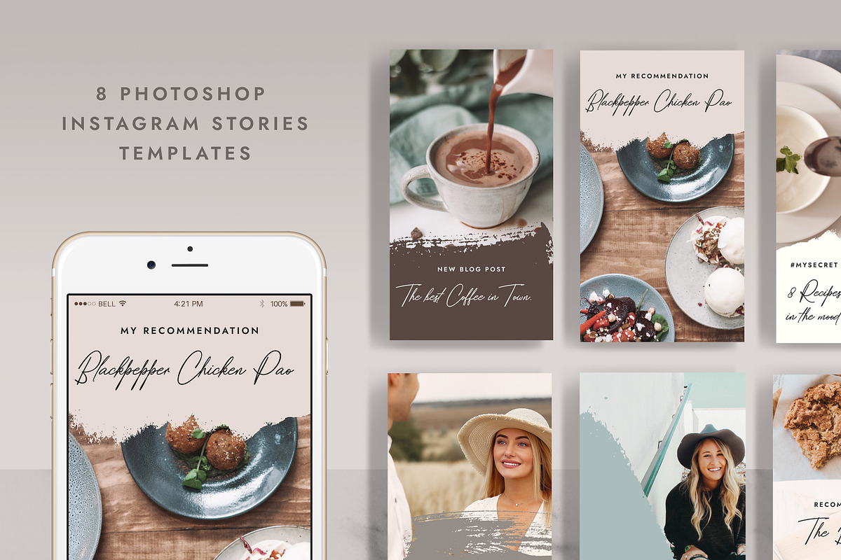 Instagram Storyies for Blogger IN003, a Social Media Template by Draca Design Co (Photo 1 of 7)