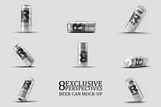 Beer Can 8 Mock-Up, a Product Mockup by Se٧enStudio (Thumbnail 1 of 7)