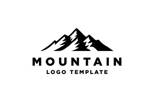 Mountain Peak High Ridge Summit Logo, a Branding & Logo Template by funpixel