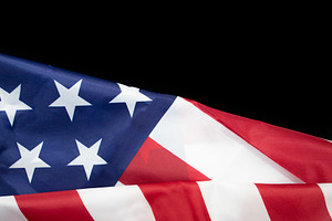 Rippled usa flag stock photo containing 4 and america