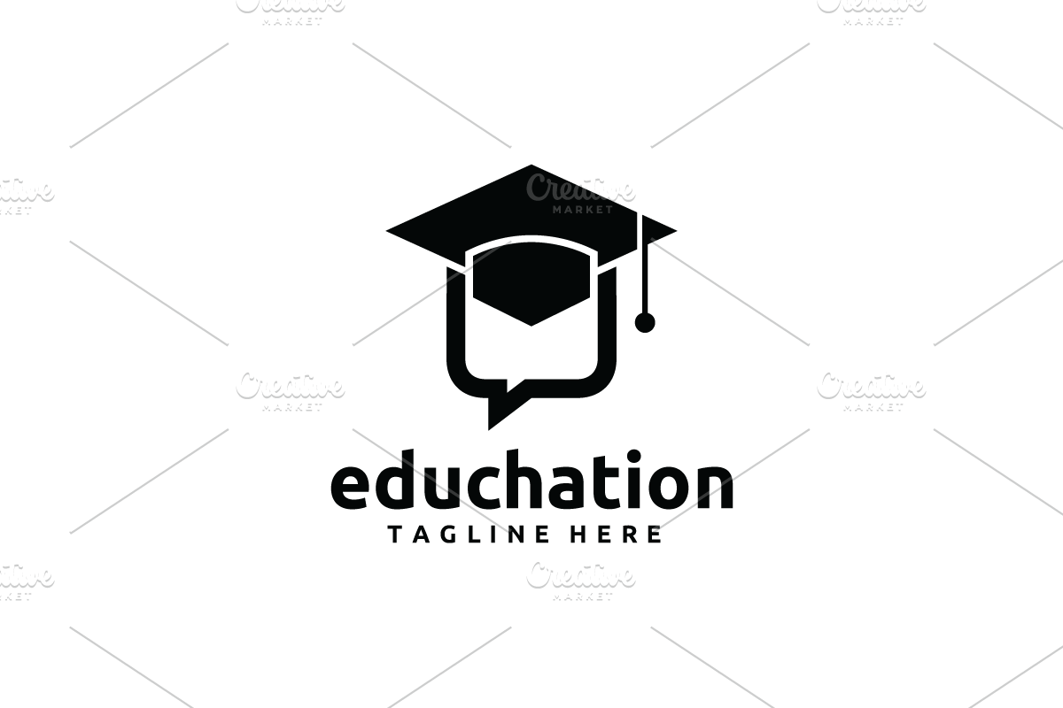 Education Chat Logo, a Branding & Logo Template by yopie (Photo 3 of 3)