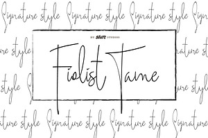 Fiolist Tame Typeface
