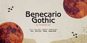 Benecario Gothic, a Sans Serif Font by FontSite Inc. (Thumbnail 1 of 2)