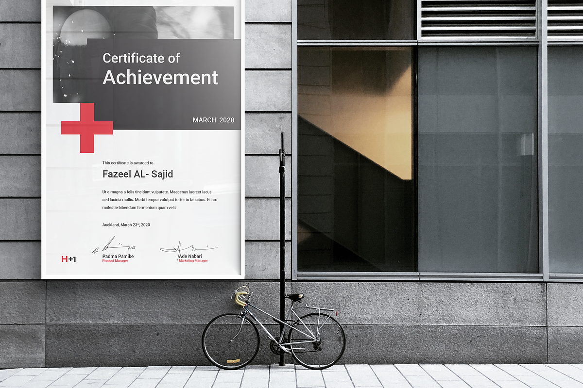 Certificate, a Stationery Template by BOXKAYU (Photo 4 of 9)