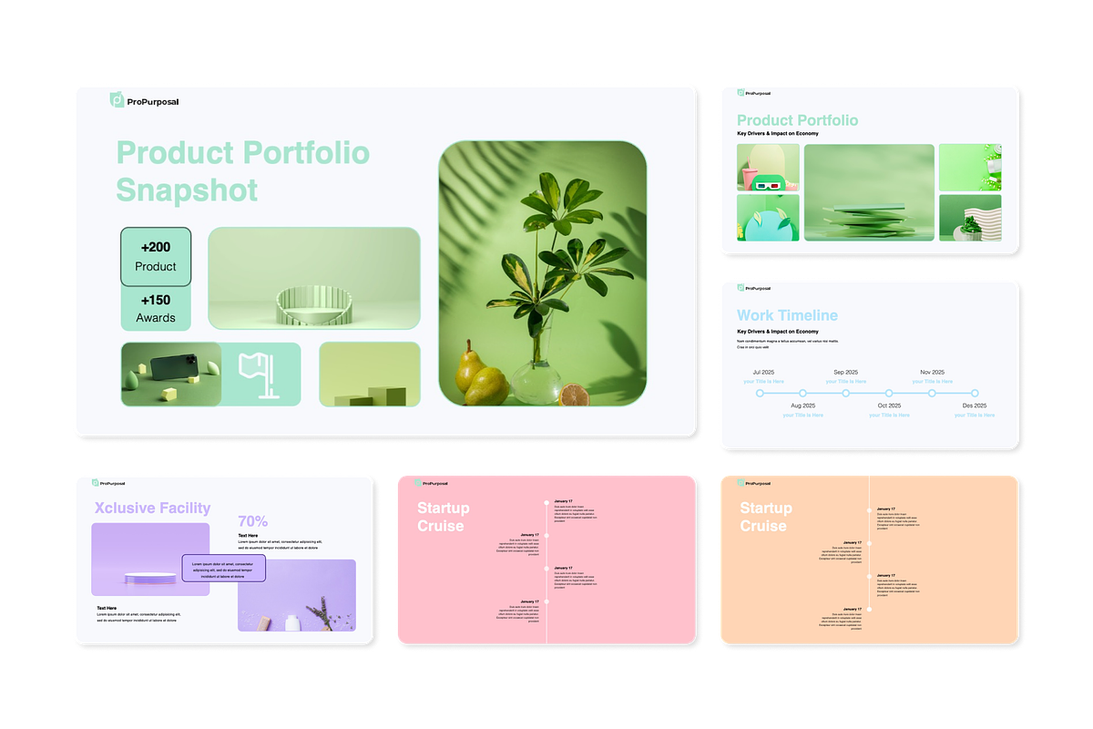 ProPurposal–Multipurpose Startup PPT, a Presentation Template by Premast (Photo 3 of 6)