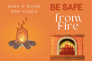 Fire Safety For Kids Learners, a Stationery Template by Crox Studio | Digital