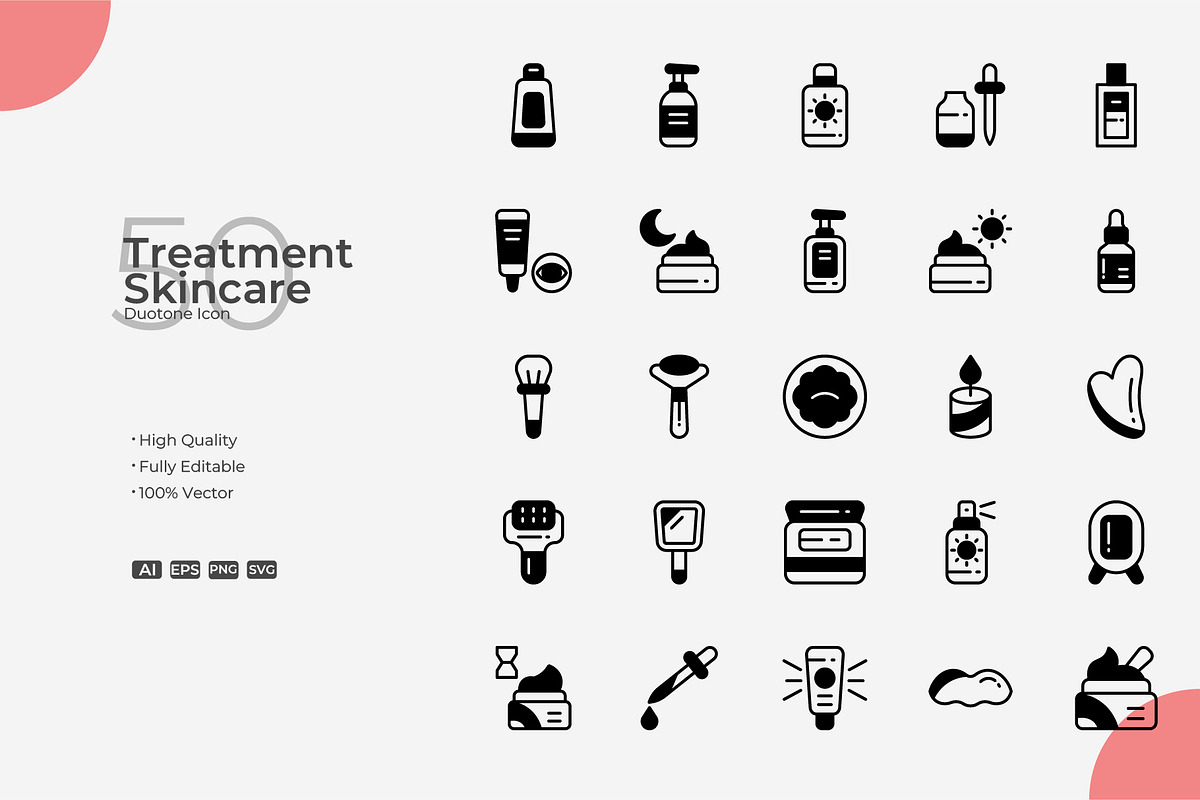 Treatment Skincare Duotone Icons, a Duotone Icon by Bloodline