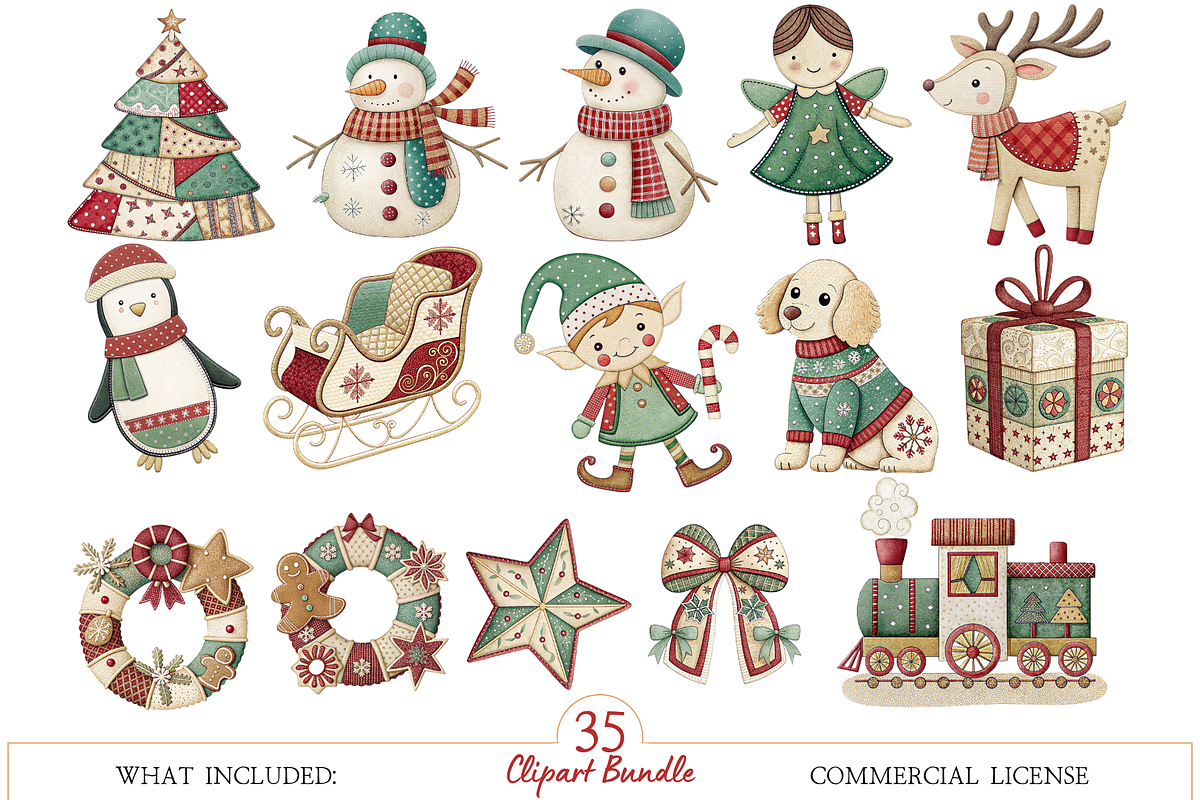 Winter Evening Watercolor Clipart, an Illustration by MockupWizard (Photo 3 of 5)