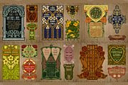 Label Art Nouveau - mega set, a Decorative Illustration by Stanislav Kharchevskyi (Thumbnail 9 of 12)