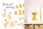 Ducks and ducklings, an Animal Illustration by tata_ota (Thumbnail 1 of 9)