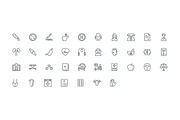 487 Health and Medical Line Icons, an Outline Icon by Vectors Market (Thumbnail 7 of 7)