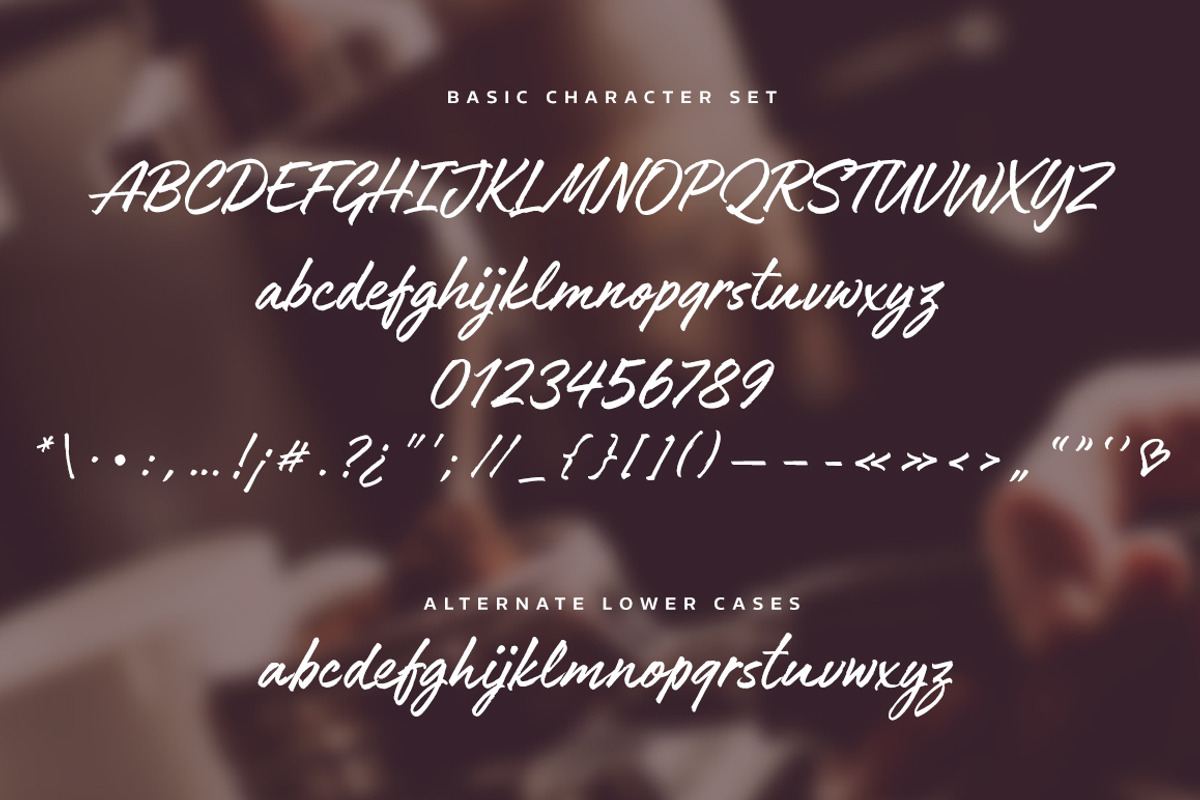 Authenia Solid, a Handwritten Font by Mika Melvas (Photo 10 of 11)