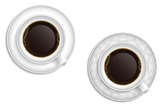 Realistic Tea cups, top view, an Object Graphic by Sunny Design (Thumbnail 3 of 4)