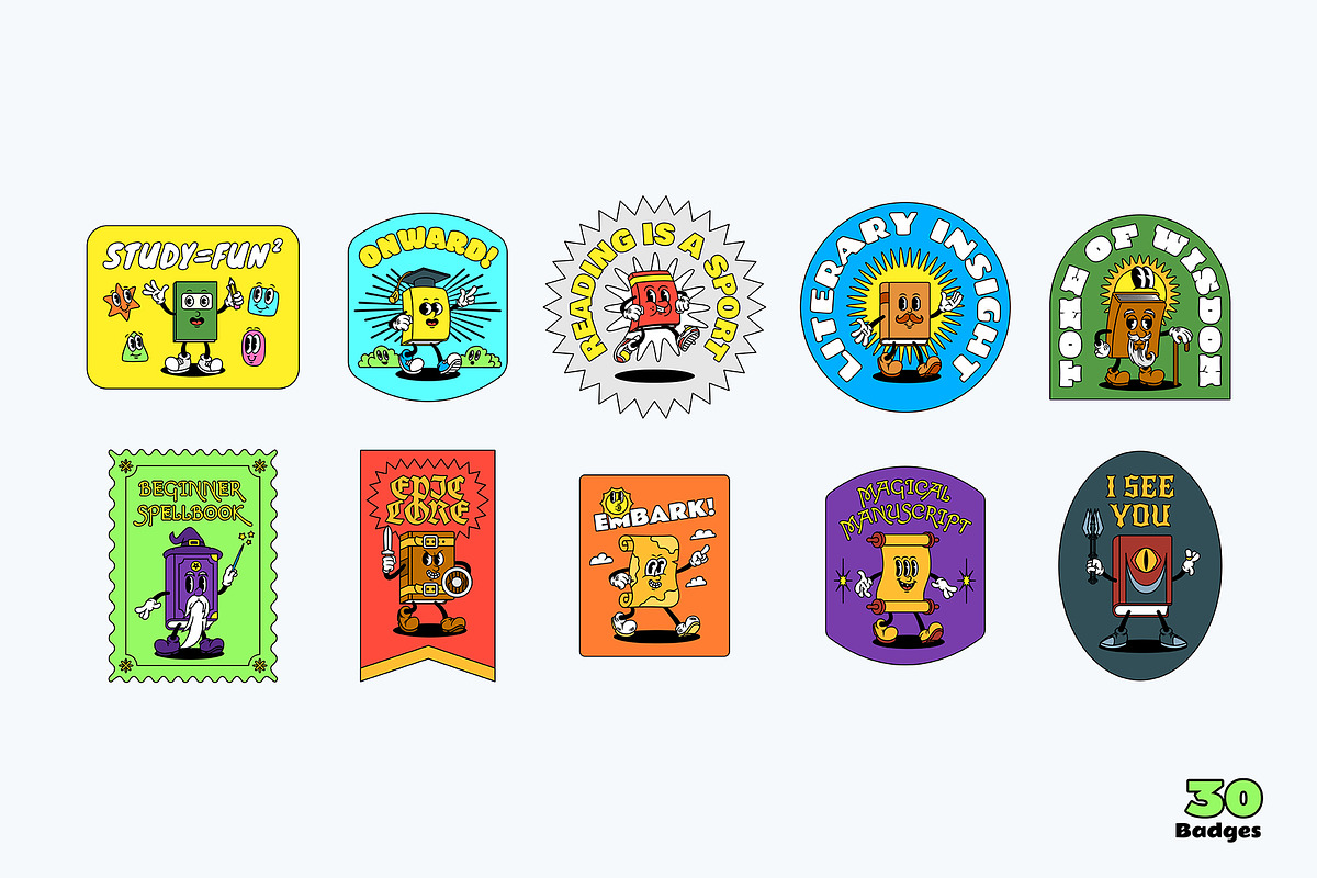 Cartoon Characters, The Bundle, an Illustration by The Isian (Photo 104 of 126)