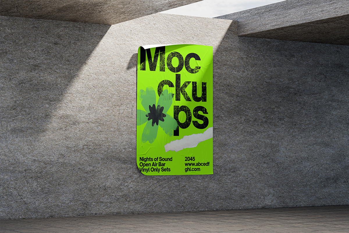 Modern Outdoor Poster Mockup, a Product Mockup by SimpangGraphics (Photo 2 of 4)