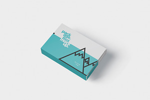 Package Box Mock-Up - Wide / Flat