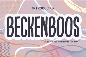 Beckenboss Playfull Font