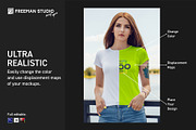 100 T-Shirt Mockup Part 5, a Shirt Mockup by Freeman Studio (Thumbnail 5 of 9)