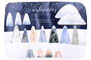 A Walk in the Mountains Watercolors, a Decorative Illustration by Bibela (Thumbnail 5 of 14)