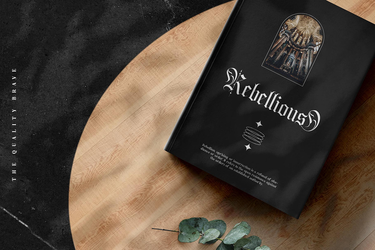 The Quality Brave Typeface, a Blackletter Font by alit design (Photo 14 of 17)
