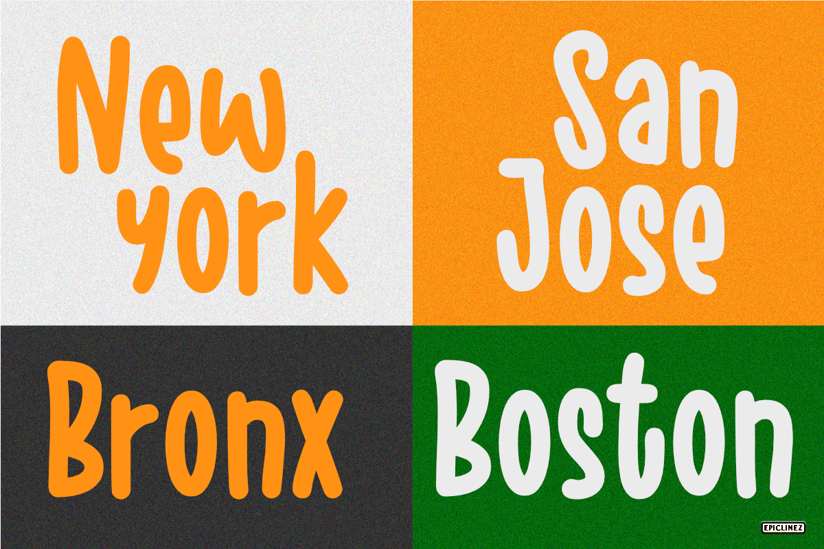 Down River, a Font by Epiclinez (Photo 4 of 5)