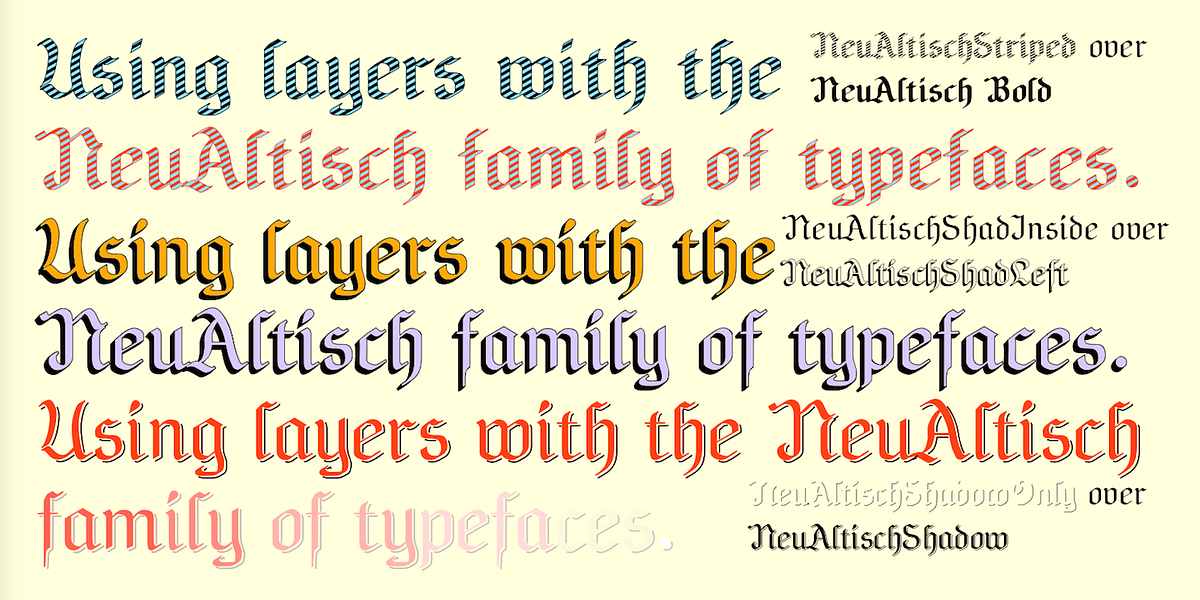 NeuAltisch, a Blackletter Font by Ingrimayne Type (Photo 5 of 8)