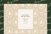 100 Elegant Christmas Backgrounds, a Background Graphic by PeDe Designs (Thumbnail 7 of 17)