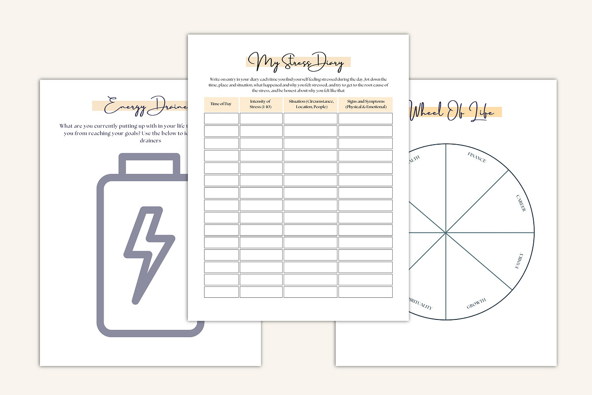 Intentional Life Strategy Journal, a Stationery Template by Designmela01 (Photo 5 of 10)