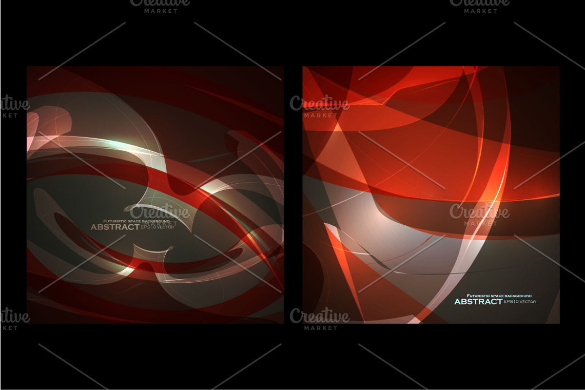 Abstract red vector background, a Pattern Graphic by majcot | Creative ...