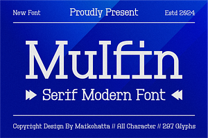 Mulfin - Modern Serif Font