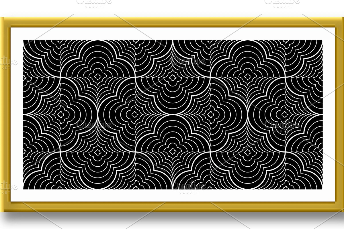 Flower geometric pattern., a Pattern Graphic by RODINA (Photo 2 of 3)