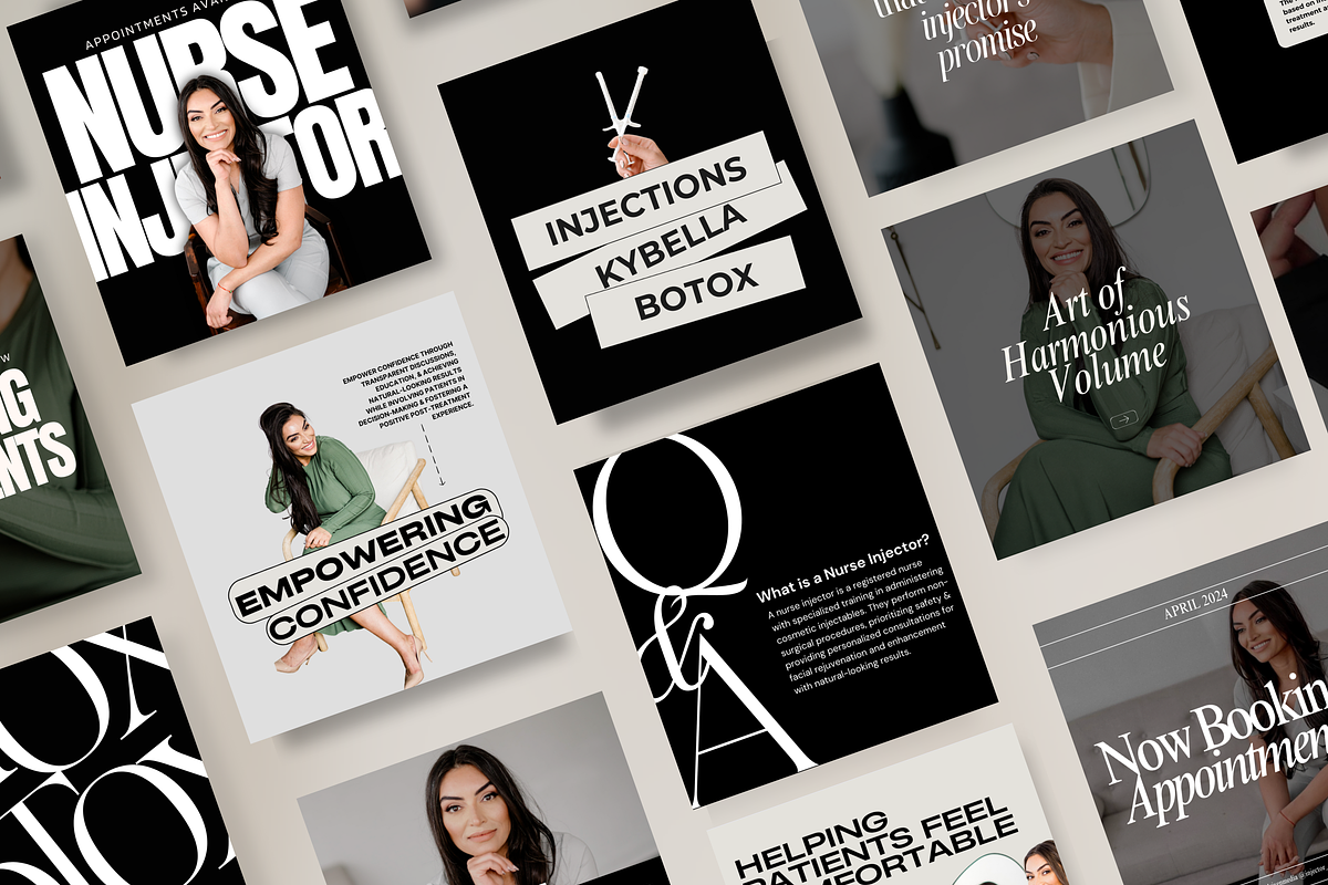 Social Media CANVA Template Botox, a Social Media Template by Design Driven Media (Photo 2 of 8)