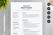 Word Resume Template / CV, a Resume Template by Aspect_Studio (Thumbnail 1 of 4)