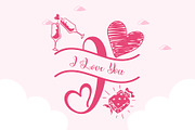 Valentine Delion Monogram, a Handwritten Font by Yoga Letter (Thumbnail 4 of 6)