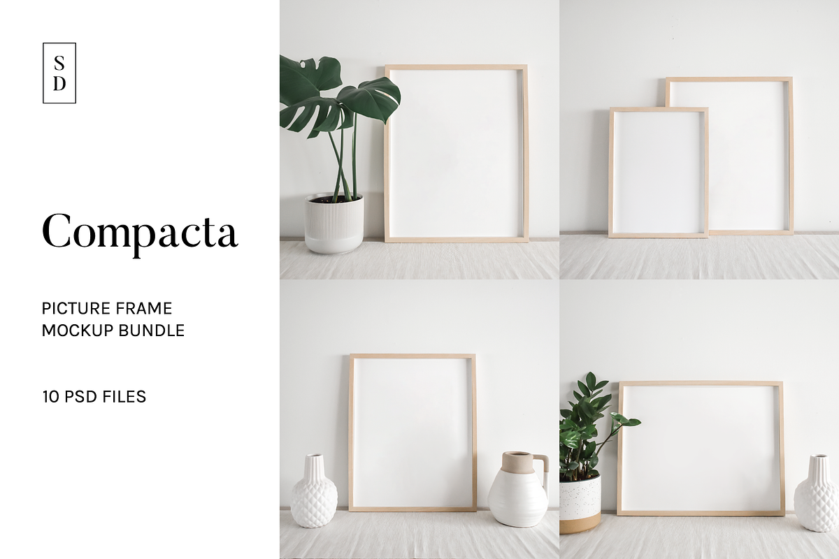 Frame Mockup Bundle - Compacta, a Household Mockup by Saguaro Digital (Photo 1 of 10)