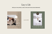 Earthy Organic Instagram Templates, a Social Media Template by Saela Studio (Thumbnail 5 of 5)