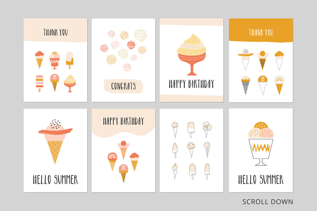 Ice cream abstract, a Pattern Graphic by Anatartan Design (Photo 18 of 18)