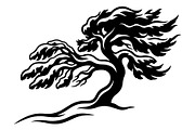 Windblown Tree Silhouette, an Object Graphic by Gfx_Store (Thumbnail 9 of 16)