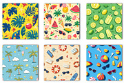 Summer Seamless Pattern Bundle, an Illustration by OK Design (Thumbnail 2 of 3)