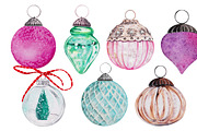 Vintage Christmas Ornaments pack, an Illustration by Dana Designs (Thumbnail 2 of 2)