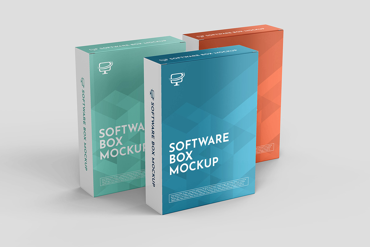 Software / Product Box Mockups, a Packaging Mockup by Illusiongraphic (Photo 14 of 25)