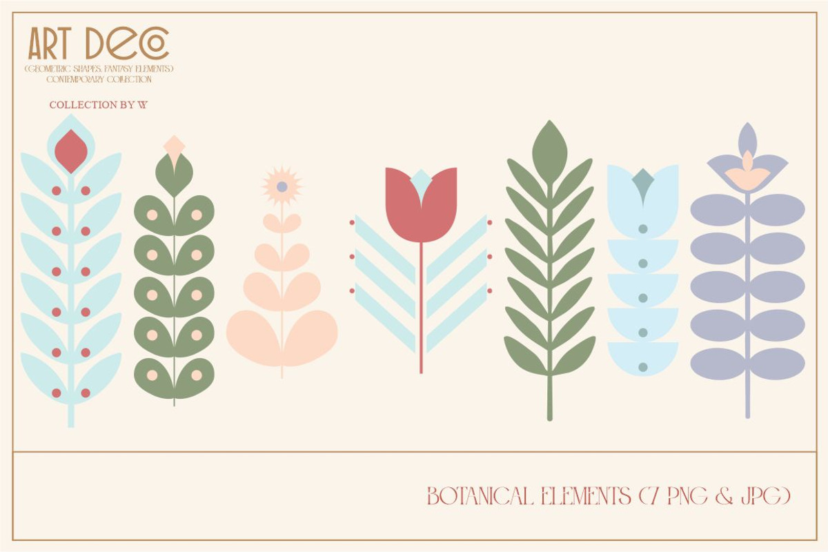 Art Deco Fantasy, a Background Graphic by Collection by VY (Photo 9 of 15)