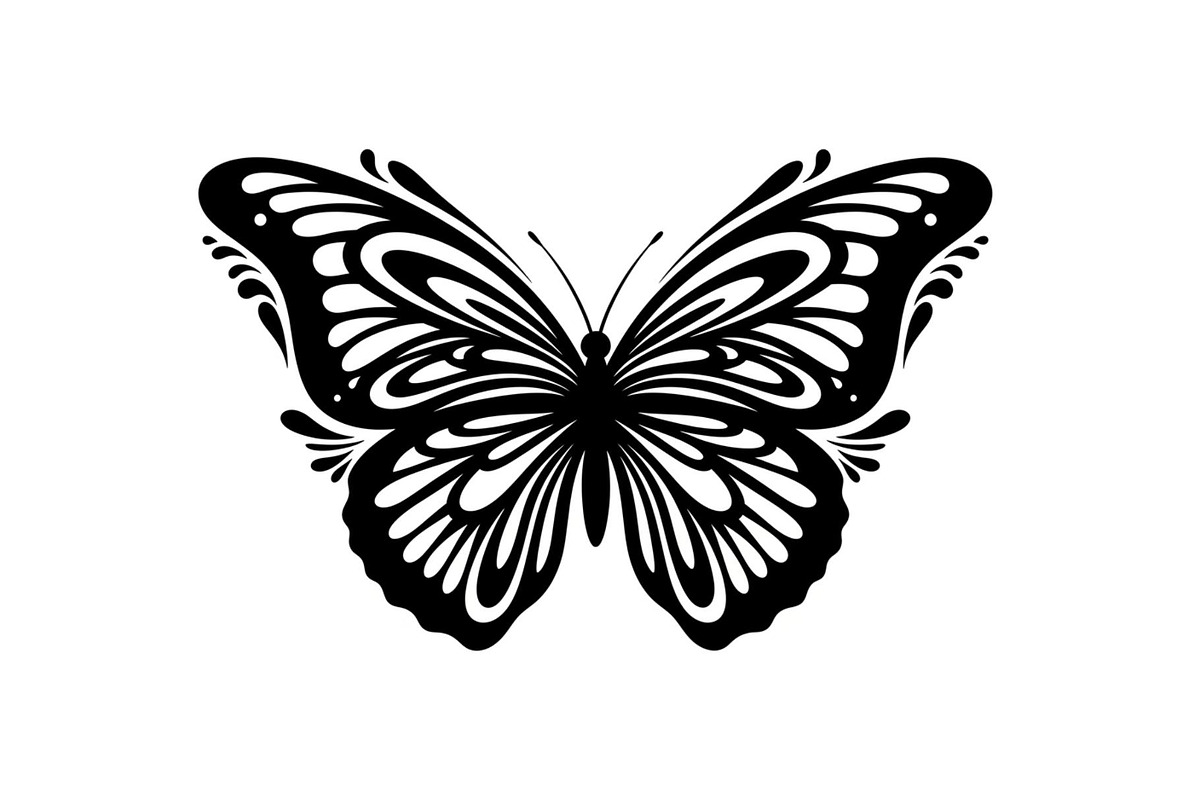 Butterfly Floral Vintage Frame Bundl, an Illustration by Creativeshirt (Photo 15 of 51)