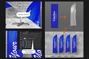 Feather Flags / Bow Flags MockUp, a Mockup by TeddyGraphics (Thumbnail 2 of 4)