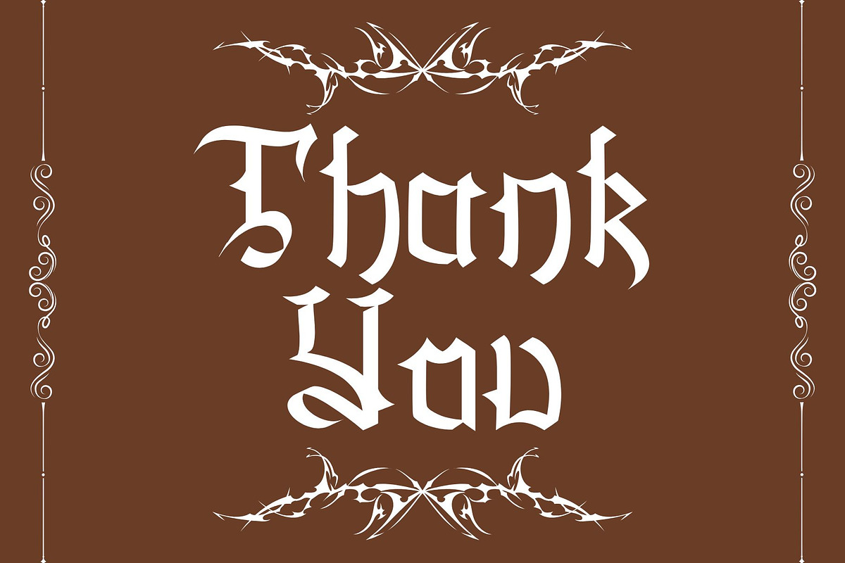 Olden Stones, a Blackletter Font by Letterafa Studio (Photo 7 of 7)