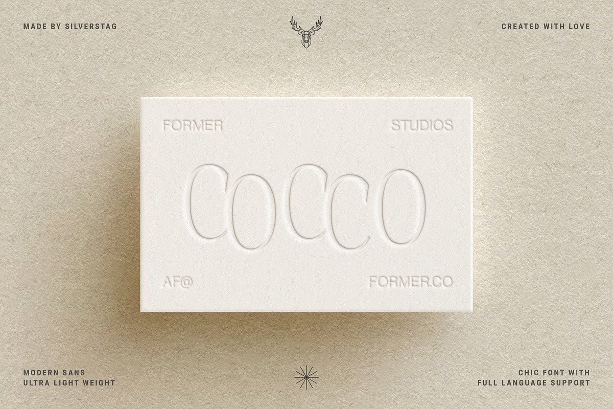 Elio & Oliver Ultra Light Sans Serif, a Sans Serif Font by SilverStag Type Foundry (Photo 9 of 11)